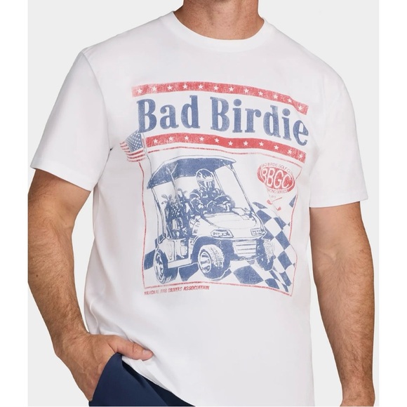 Bad Birdie Other - Bad Birdie Men’s Speedway Series Graphic Tee Crew Neck Short Sleeve New